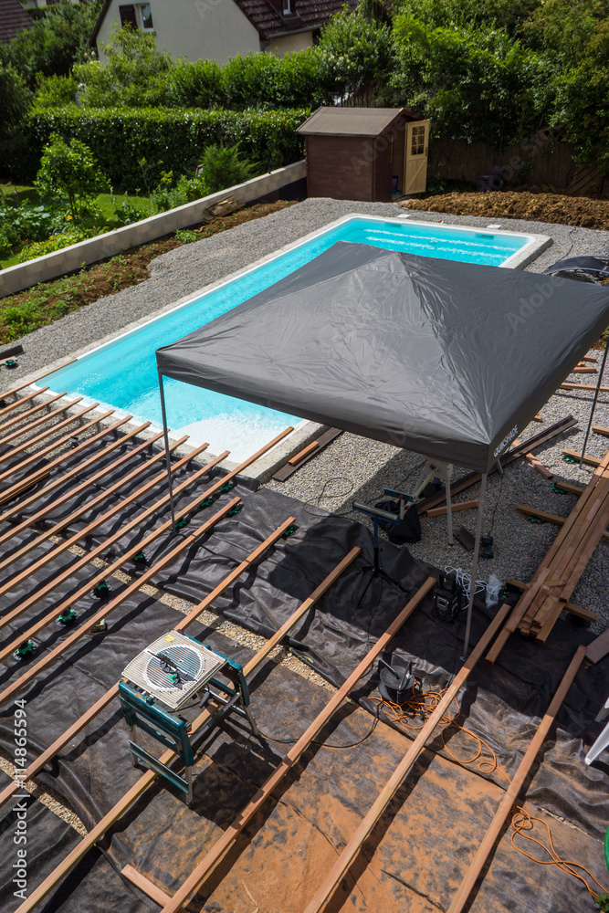 construction terrasse autour d'une piscine construction terrasse autour d'une piscine