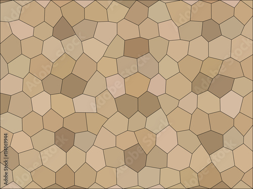 Gradient low poly hexagon style vector mosaic background