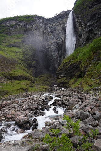 Vettisfossen Waterfall, Norway photo