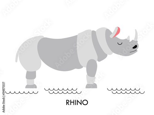 Rhino african animal 1