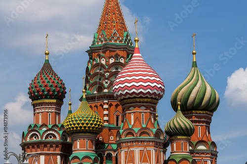 Basil's cathedral at the Red square in Moscow