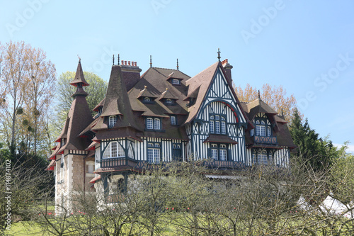 Deauville, villa de dessin animé..