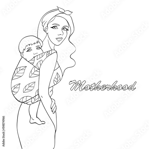 coloring book  Mother 4