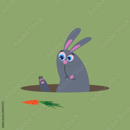 hungry rabbit