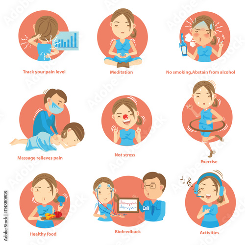 Принти на полотні Chronic Pain/Tips for Living With Chronic Pain