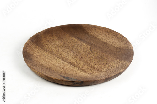 wooden plate