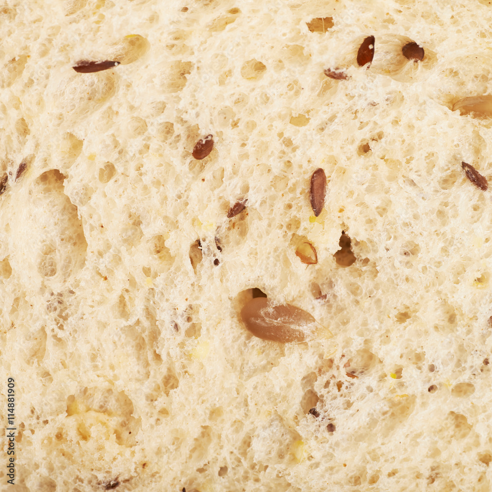 White bread's texture