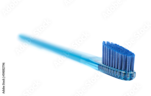 Plastic toothbrush isolated