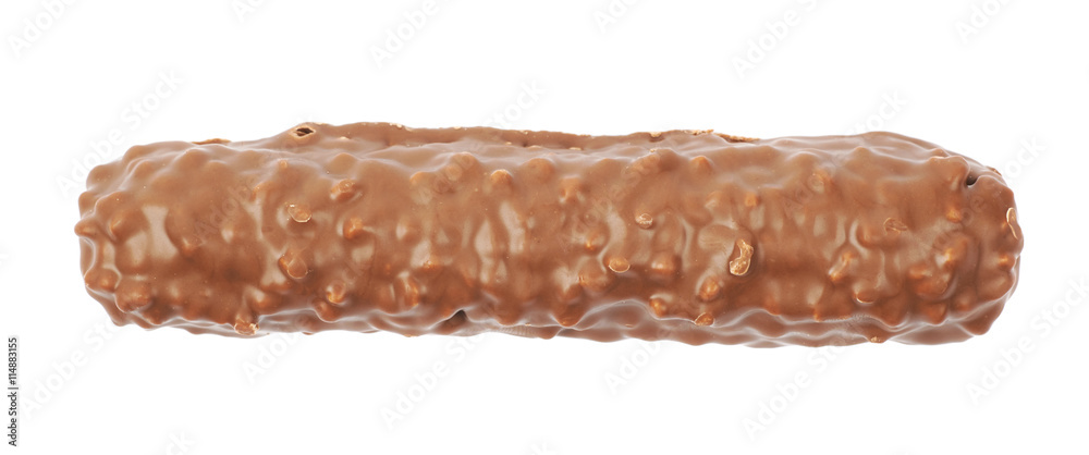 Caramel chocolate bar isolated Caramel chocolate bar isolated