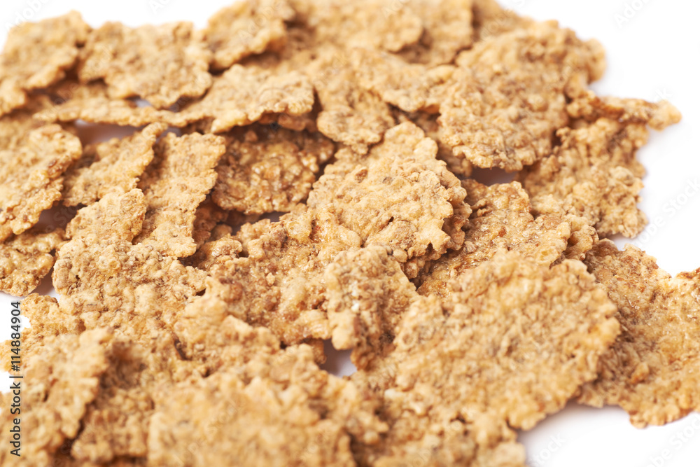 Surface coated with the cereals Surface coated with the cereals
