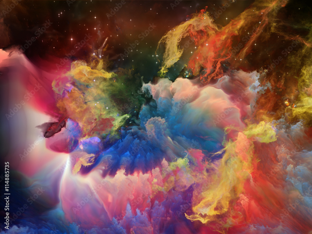 Vivid Space Nebula