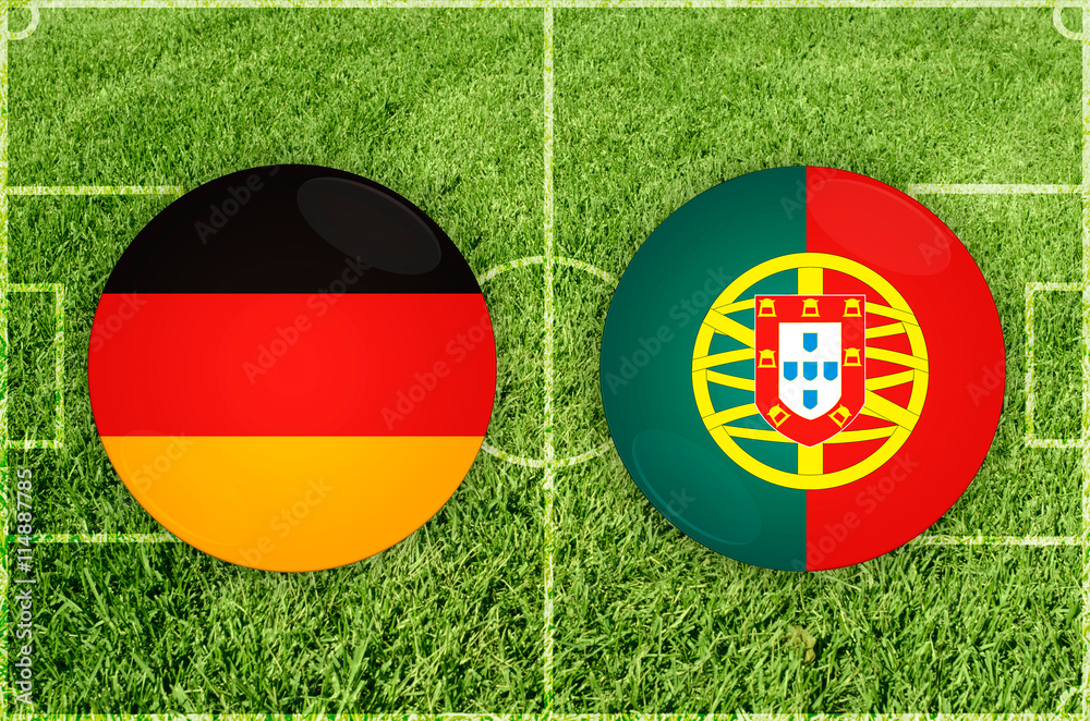 Fototapeta premium Germany vs Portugal