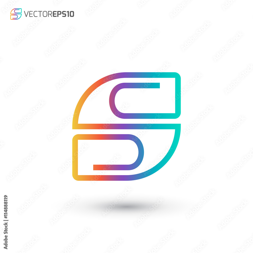 Abstract Letter S Logo Abstract Letter S Logo