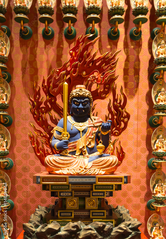 interior of the Buddha