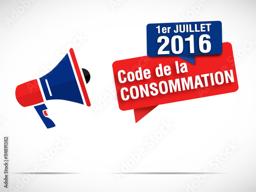 megaphone : code de la consommation 2016