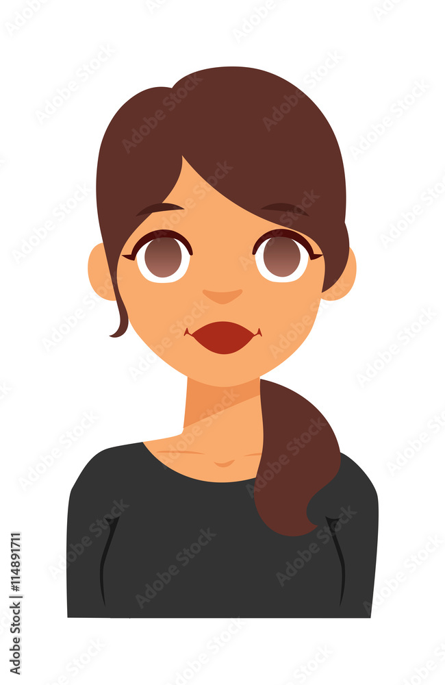 Young happy woman smiling or student happy girl. Smiling woman vector illustration and smiling woman adult beauty person. Healthy smiling woman character and flat smiling woman positive joy face. Young happy woman smiling or student happy girl. Smiling woman vector illustration and smiling woman adult beauty person. Healthy smiling woman character and flat smiling woman positive joy face.