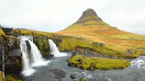 Kirkjufell Mountain and waterfall, Iceland