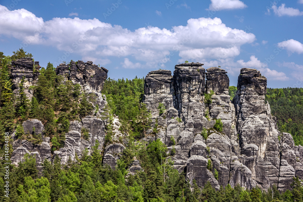 rock landscape, Germany. Saxon Switzerland