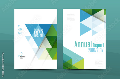 Annual Report A4 page cover