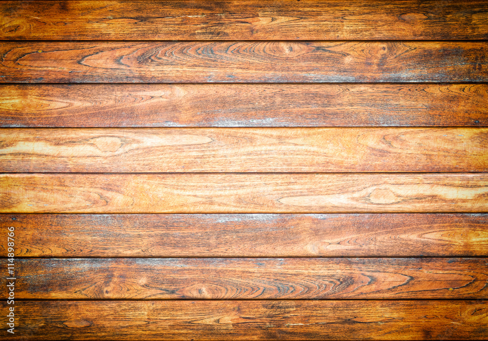 Obraz premium Wood texture. Old background panels.