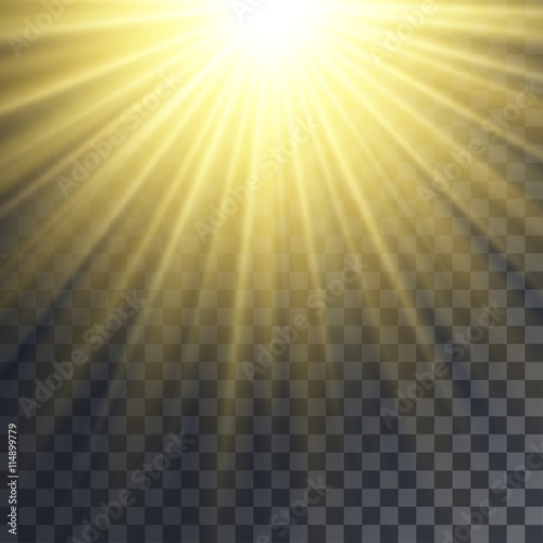 Sun rays effect