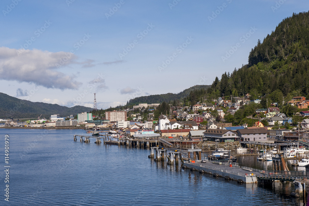 Naklejka premium ketchikan - Alaska.