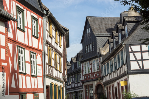 In der historischen Altstadt von Eltville am Rhein, Rheingau, Hessen