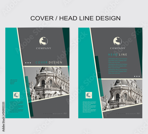 Cover design, Head Line Template