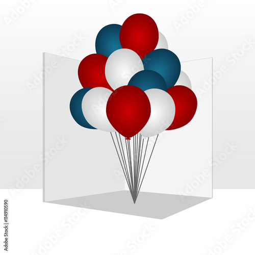 card with balloons 