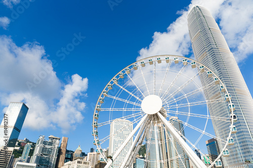 Ferris wheel in Hong Kong