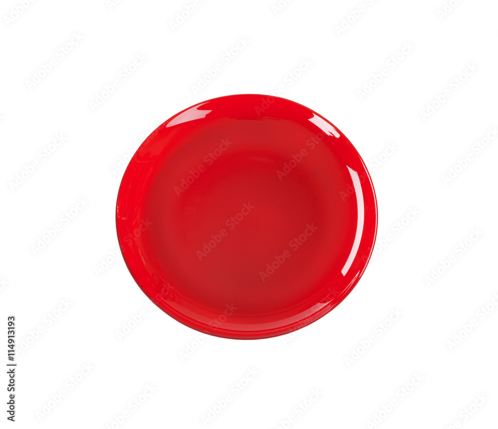 Red flat plate Red flat plate