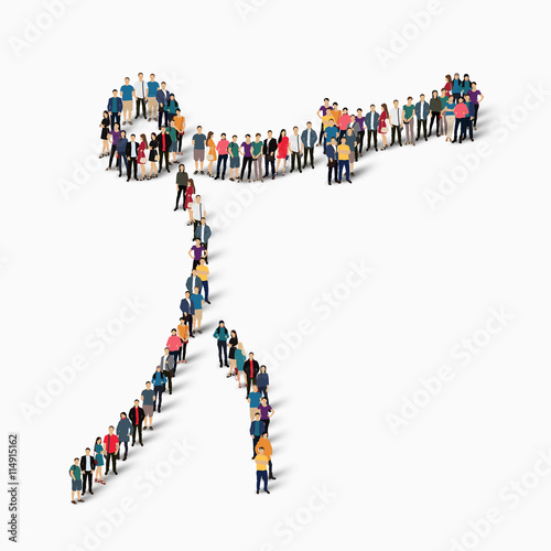 people sports hammer throw vector