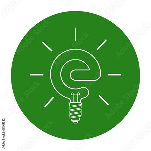 Green energy simple vector icons