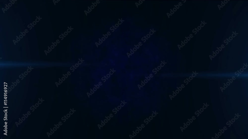 Intro with moving two blue smoke streaks and lens flares on a dark background Intro with moving two blue smoke streaks and lens flares on a dark background