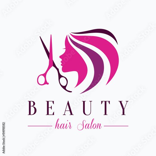 Beauty hair salon logo,salon logo