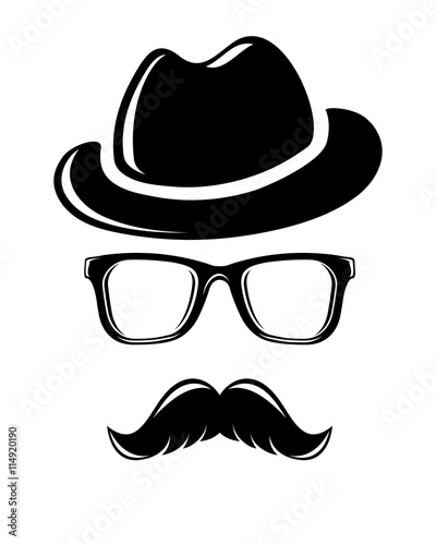 Hipster disguise set