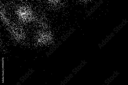 Vintage gravel texture, easily add grungy aged distress retro look to your work. White sparkles or glitter blow on black.