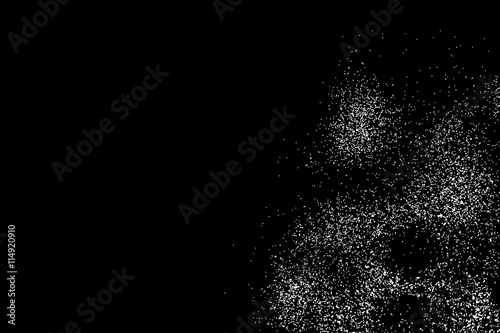 Vintage gravel texture, easily add grungy aged distress retro look to your work. White sparkles or glitter blow on black.