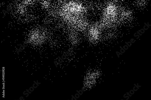 Vintage gravel texture, easily add grungy aged distress retro look to your work. White sparkles or glitter blow on black.
