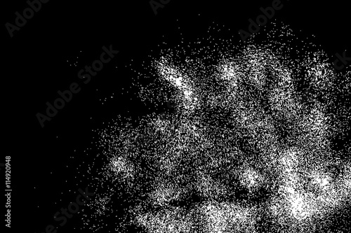 Vintage gravel texture, easily add grungy aged distress retro look to your work. White sparkles or glitter blow on black.