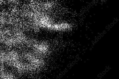 Vintage gravel texture, easily add grungy aged distress retro look to your work. White sparkles or glitter blow on black.