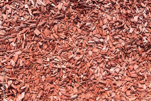 Background made from brown wood chips