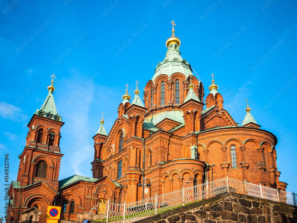 Fototapeta premium Uspenski Cathedral in Helsinki