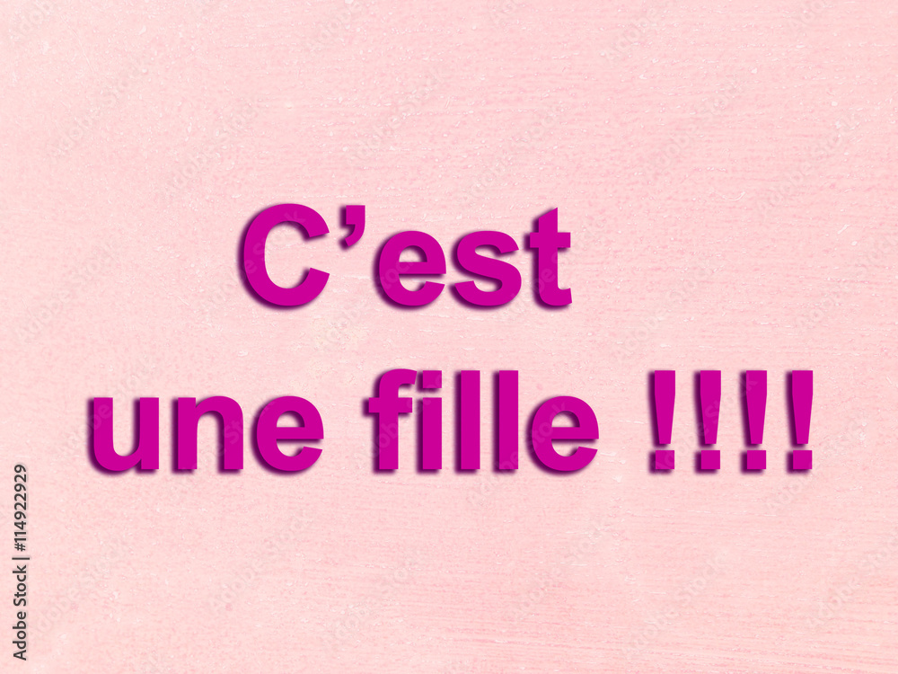 58 Meilleures C Est Une Fille Images Photos Et Illustrations Vectorielles Stock Adobe Stock