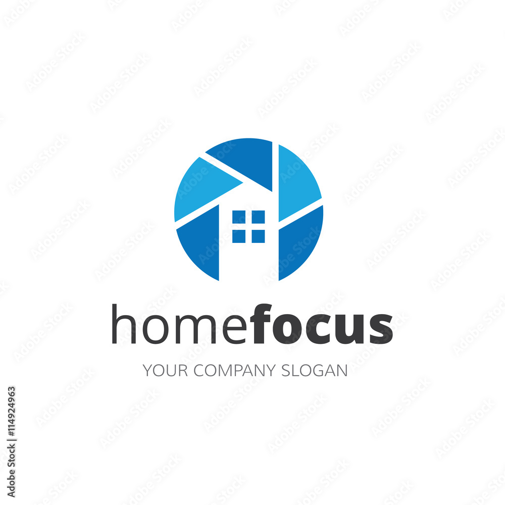 Home Focus logo,real estate logo, Photography logo Home Focus logo,real estate logo, Photography logo