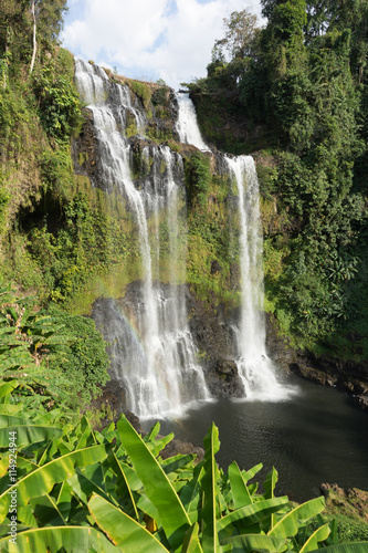"Tad Yueng" waterfall in Champasak, Laos