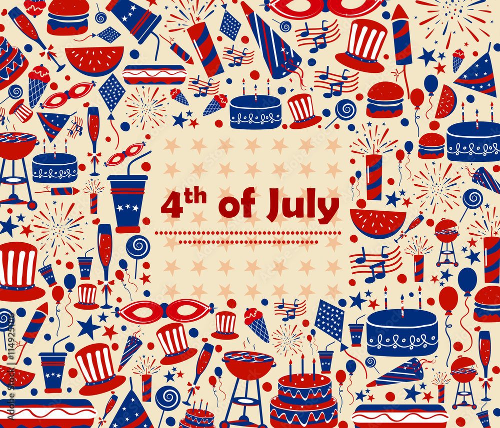 Background for 4th of July Independence Day America Background for 4th of July Independence Day America