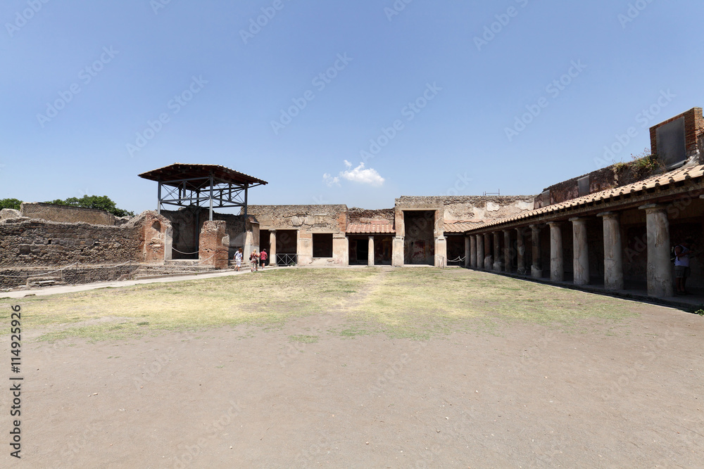 The city of Pompeii The city of Pompeii