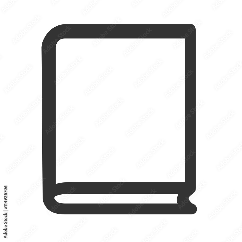 Book icon. Book flat design. Picture of book. Vector illustration. Book icon. Book flat design. Picture of book. Vector illustration.