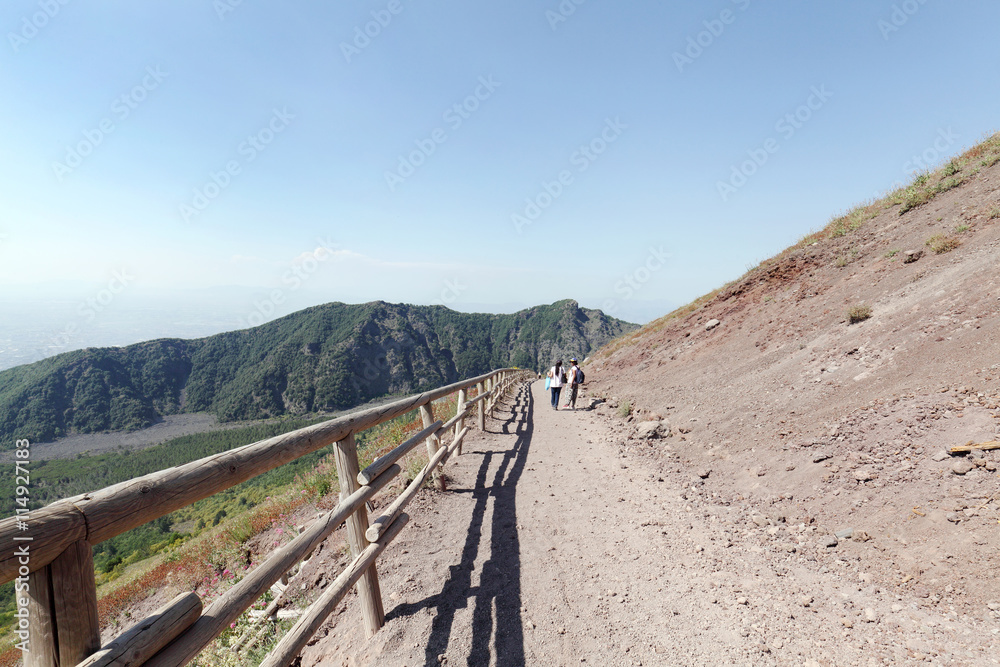 Path on the Mount Vesuvius